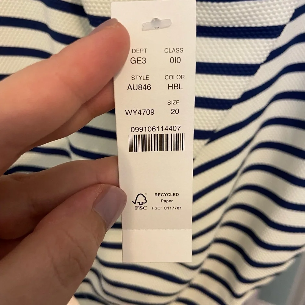 J.Crew Cap-sleeve One Piece Striped Swimsuit